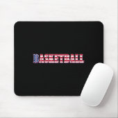 Bysketbyll American Flag - Bysketbyll Mousepad (Mit Mouse)