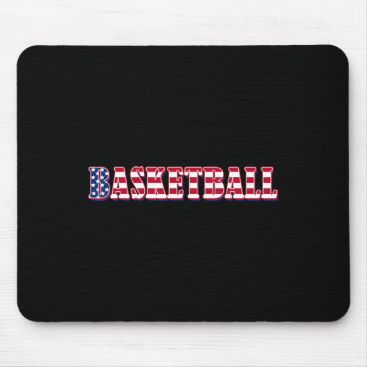 Bysketbyll American Flag - Bysketbyll Mousepad (Vorne)
