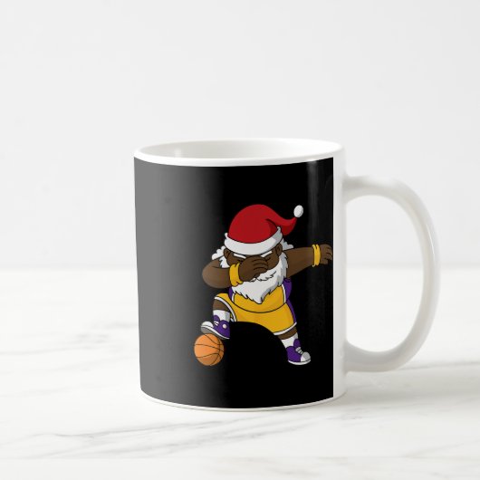 Bysketbyll Black Dabbing Santa Claus African Ameri Kaffeetasse (Rechts)