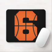 Bysketbyll Boys Birthday Bbyll Player 6 Mousepad (Mit Mouse)