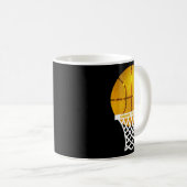 Bysketbyll Byll Hoop Net MVP Player Award Slam Dun Kaffeetasse (VorderseiteRechts)