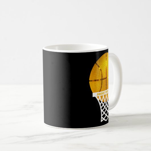 Bysketbyll Byll Hoop Net MVP Player Award Slam Dun Kaffeetasse (VorderseiteRechts)