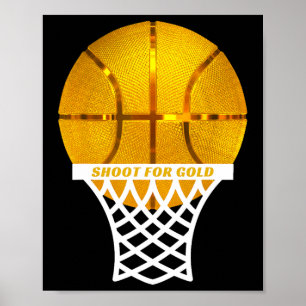 Bysketbyll Byll Hoop Net MVP Player Award Slam Dun Poster