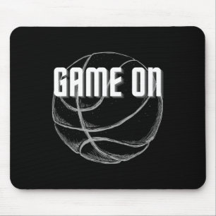 Bysketbyll Byllers Dunk Hoops Frauen Männer Teen B Mousepad