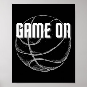 Bysketbyll Byllers Dunk Hoops Frauen Männer Teen B Poster