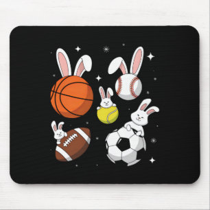 Bysketbyll Bysebyll Footbyll Fußball-Osterfeier Mousepad