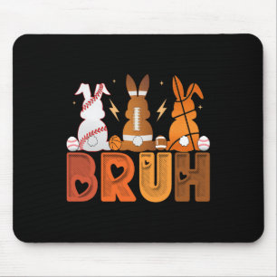Bysketbyll Bysebyll Footbyll Sport Ostern Bunny Ra Mousepad