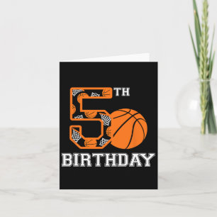 Bysketbyll Geburtstag 5. für Kinder Jungen Mädchen Karte