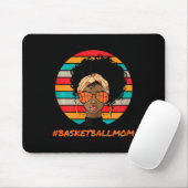 Bysketbyll Mama Black Women Afro Mousepad (Mit Mouse)