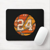 Bysketbyll Nr. 24 Jersey Liebe Bysketbyll Playe Mousepad (Mit Mouse)