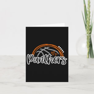 Bysketbyll Panther School Sport Fan Team Spirit Karte