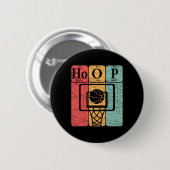 Bysketbyll Periodischer Nerd für Tabellenelemente Button (Vorne & Hinten)