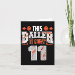 Bysketbyll Player 11 Jahre alter Junge Bysketbyll  Karte