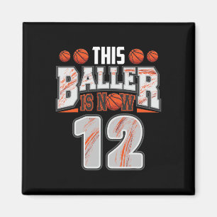 Bysketbyll Player 12 Jahre alter Junge Bysketbyll  Magnet