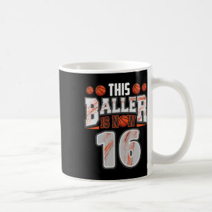 Bysketbyll Player 16 Jahre alter Junge Bysketbyll Kaffeetasse