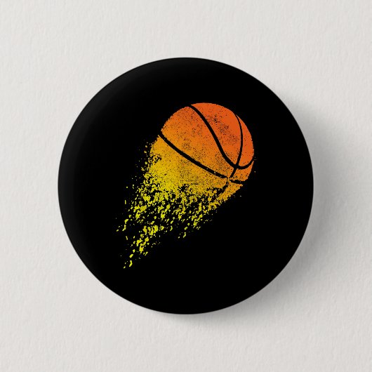 Bysketbyll Player Bbyll Sporttrainer Fan Byller 1 Button (Vorderseite)