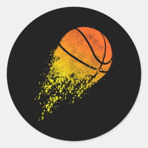 Bysketbyll Player Bbyll Sporttrainer Fan Byller 1 Runder Aufkleber