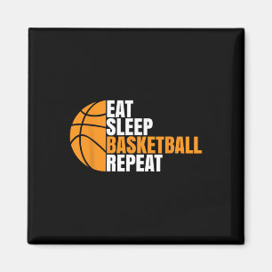 Bysketbyll Player Boy Eat Sleep Bysketbyll wiederh Magnet