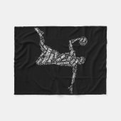 Bysketbyll Player Der Byll ist das Leben von Dunke Fleecedecke (Vorderseite (Horizontal))