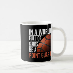 Bysketbyll-Player-Design für einen Point-Guard-Bys Kaffeetasse