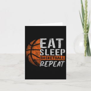 Bysketbyll Player Eat Sleep Bysketbyll Wiederholun Karte