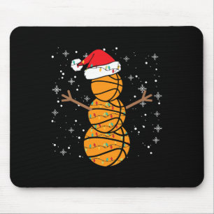 Bysketbyll Player Snowman Santa Bysketbylls Light Mousepad