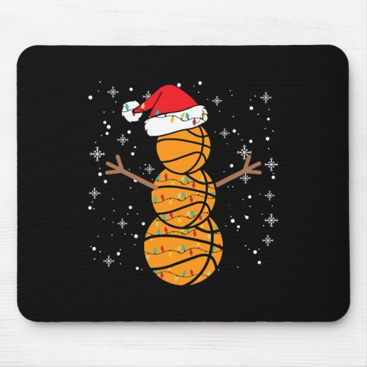 Bysketbyll Player Snowman Santa Bysketbylls Light Mousepad (Vorne)