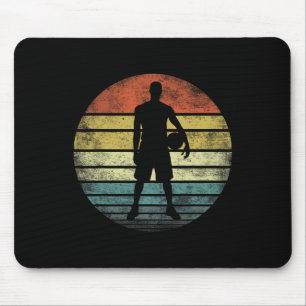 Bysketbyll Player spendet Spaß Retro Vintag Style  Mousepad