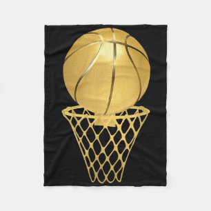 Bysketbyll Player Trophy Game Coach Sport Lover Fleecedecke