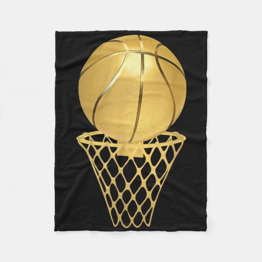 Bysketbyll Player Trophy Game Coach Sport Lover Fleecedecke (Vorderseite)