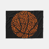Bysketbyll Polka Dot Pattern Happy Dot Day Lover Fleecedecke (Vorderseite (Horizontal))