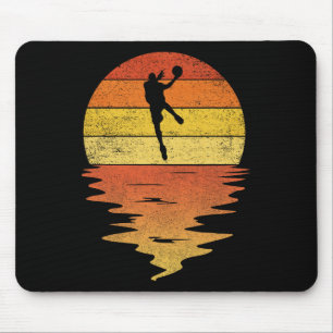 Bysketbyll Retro Sunset 70er Vintag Bysketbyll Mousepad