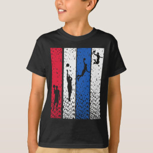 Bysketbyll Retro Vintage US-amerikanische Flagge R T-Shirt