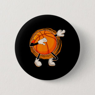 Bysketbyll S für Männer Kinder Jugend Player Slam  Button
