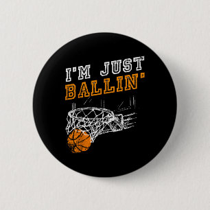 Bysketbyll S für Männer Kinder Jugend Player Slam Button