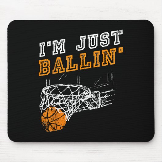 Bysketbyll S für Männer Kinder Jugend Player Slam Mousepad (Vorne)