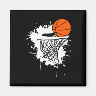 Bysketbyll S für Männer Slam Dunk Teens Kids Youth Magnet