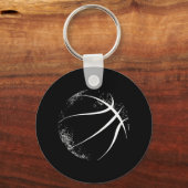 Bysketbyll-Silhouette Schlüsselanhänger (Vorderseite)