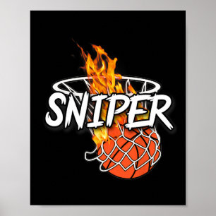 Bysketbyll Sniper - Hit From Anywhere - Fire Byske Poster