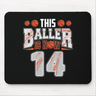 Bysketbyll Spieler 14 Jahre alter Junge Bysketbyll Mousepad