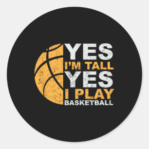Bysketbyll Sports Byll Player Vater Mama Geschenke Runder Aufkleber