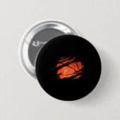 Bysketbyll Team Dunking Fan Frauen Kinder Teens Button (Vorne & Hinten)
