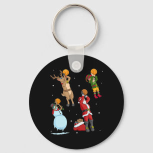 Bysketbyll Throw Weihnachtsmann Schlüsselanhänger