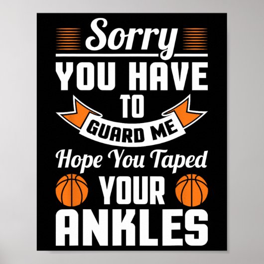 Bysketbyll Trash Talk Guard Me Hoffnung Sie knöche Poster (Vorne)