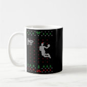 Bysketbyll Ugly Weihnachts Weihnachtsspass Santa D Kaffeetasse (Links)