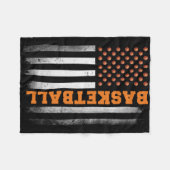 Bysketbyll US Flag Bysketbyll Men Boys Fleecedecke (Vorderseite (Horizontal))