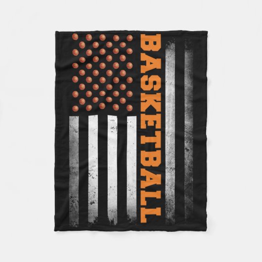 Bysketbyll US Flag Bysketbyll Men Boys Fleecedecke (Vorderseite)