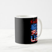 Bysketbyll Usa Player American Flag Indepenedence Kaffeetasse (VorderseiteRechts)