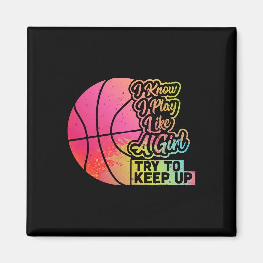 Bysketbyll Women Fun Geschenkteam spielen wie ein  Magnet (Vorne)