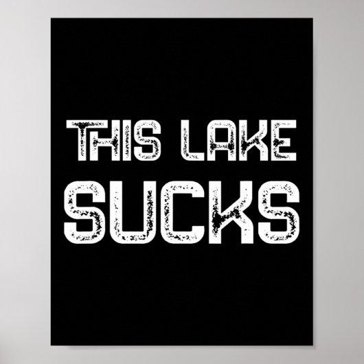 Byss Crappie Angelköder Spruch Lustiger Fischfang Poster (Vorne)